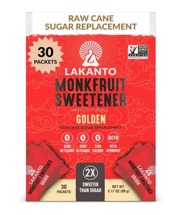 Sobres de endulzante Lakanto Monk Fruit